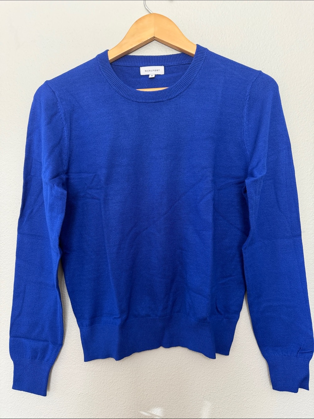 Qualfort Women’s Royal Blue Soft Preppy Sweater Medium Quality & Comfort‎